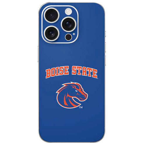 Boise State University Collegiate Text iPhone 16 Pro Skin
